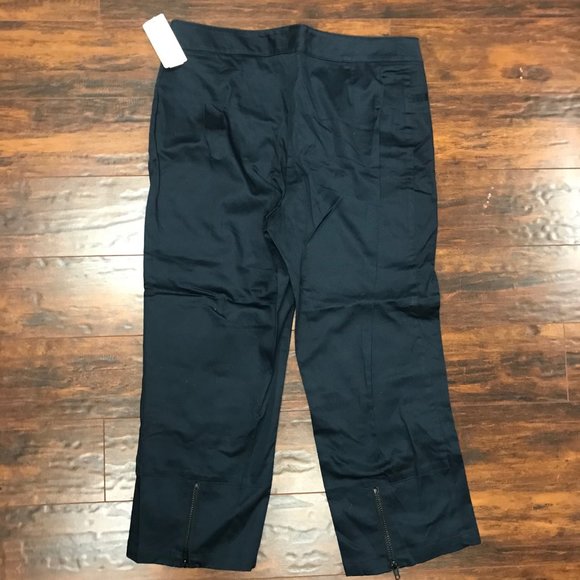 Vintage SC Collection black capris pants NWT - Picture 2 of 3